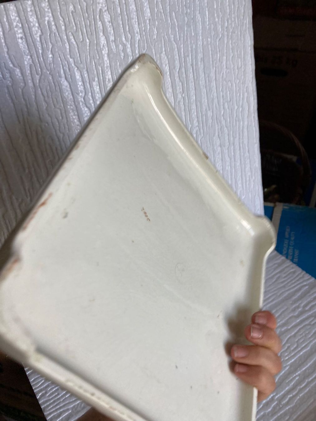 Servierplatten: Plat LONGWY Untersetzer poules Hühner – Gebraucht aus St-Cierges von LeRegain 3