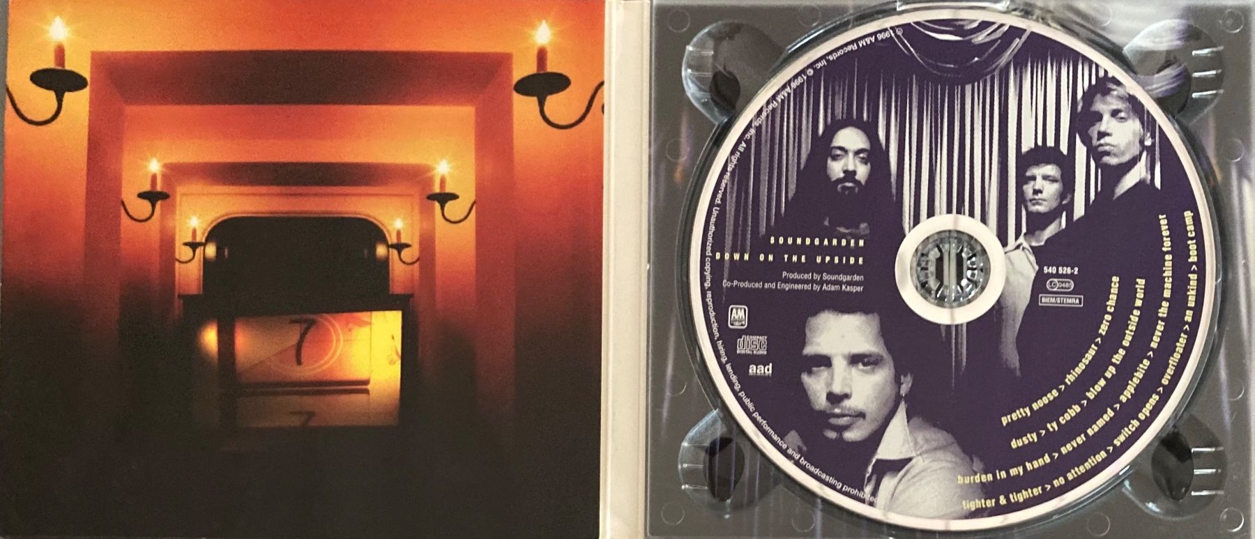 CD: SOUNDGARDEN - DOWN ON THE UPSDIDE – Usato da Poliez-Pittet venduto da Newtown-Records 3