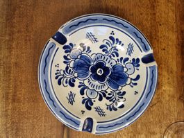De Delftse Pauw Delft Aschenbecher Handbemalt Vintage
