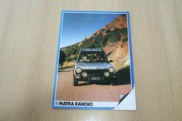 Talbot Matra Rancho Prospekt 1983 NL