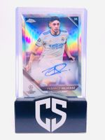 2021-22 Topps Chrome UCL Federico Valverde Auto Real Madrid