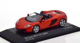 McLaren MP4-12C Spider 2011-2014 Volcano orange met.    1:43