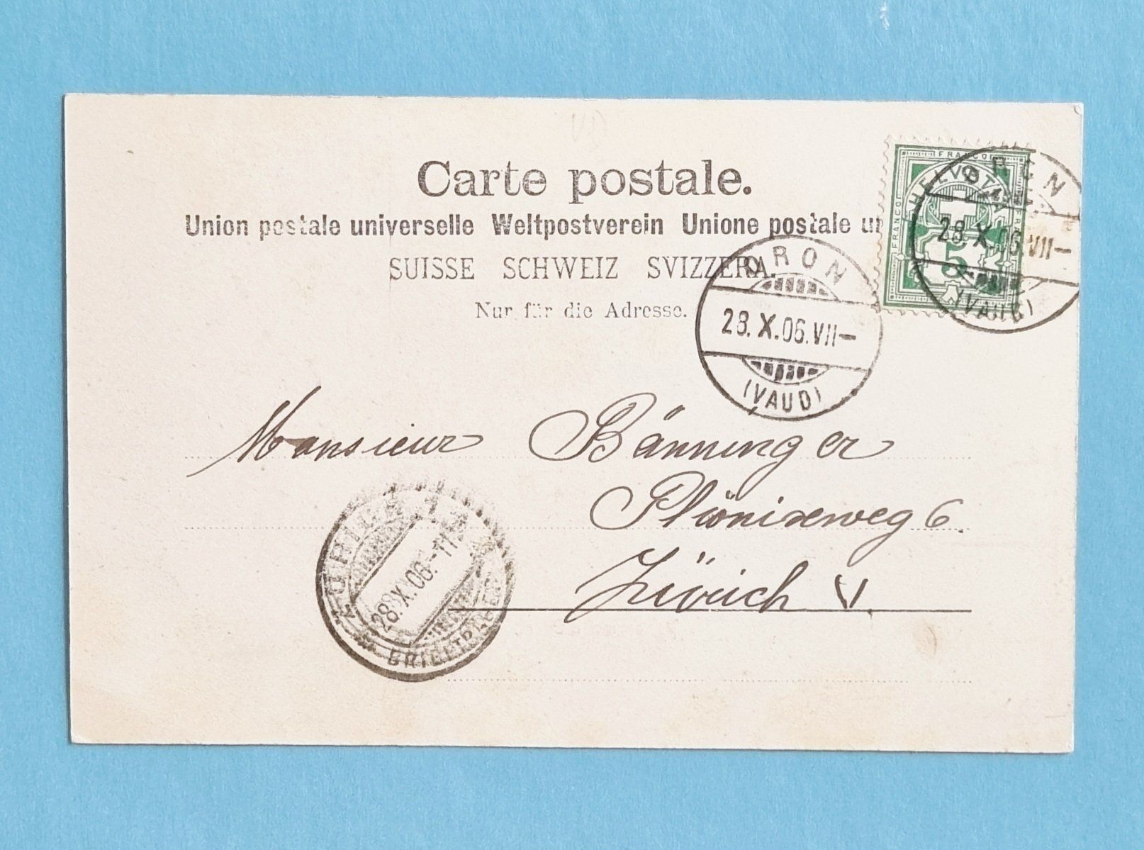 Cartes postales: Panorama d'Oron - 1905 – D'occasion à Rothrist par RROENK 1