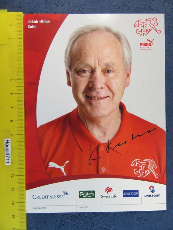JAKOB KÖBI KUHN FOTOAUTOGRAMMKARTE SFV Kaufen auf Ricardo