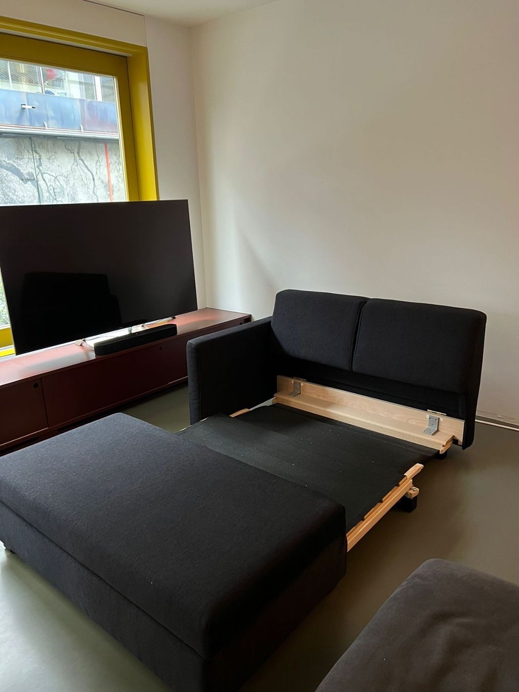 Sofas: Schwarzes Bettsofa von die Collection – Gebraucht aus Wollerau von stoni03 2