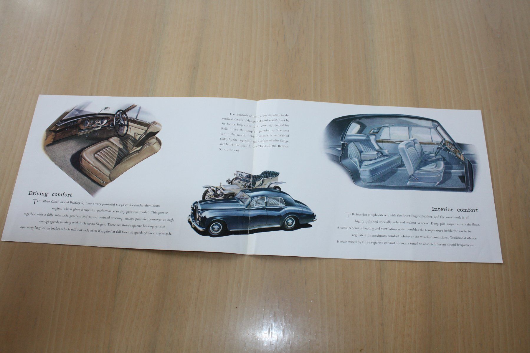 Rolls-Royce Dokumente: Rolls-Royce Silver Cloud Prospekt 1963 – Gebraucht aus Wikon von erwin400 1