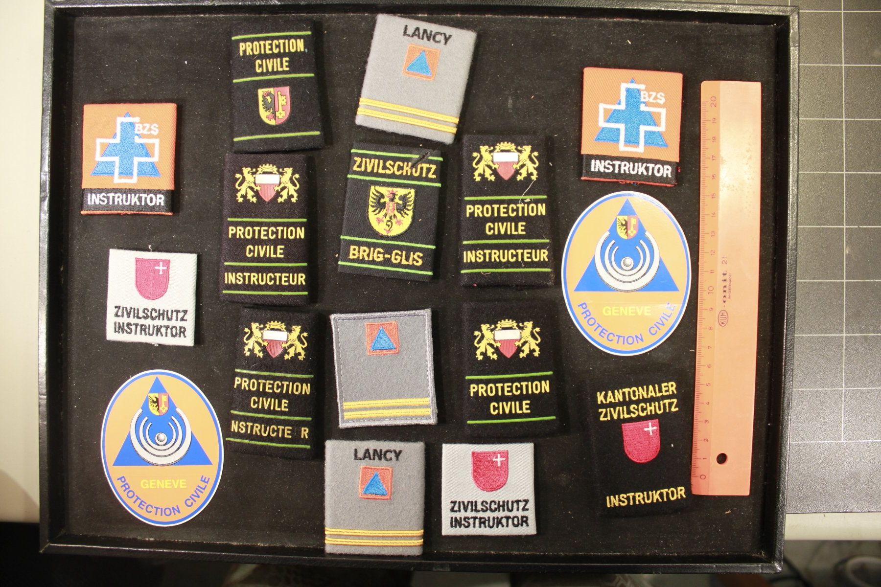 Schweizer Armee Plaketten & Abzeichen: badge pc – Gebraucht aus La plaine von 7A6T2ME