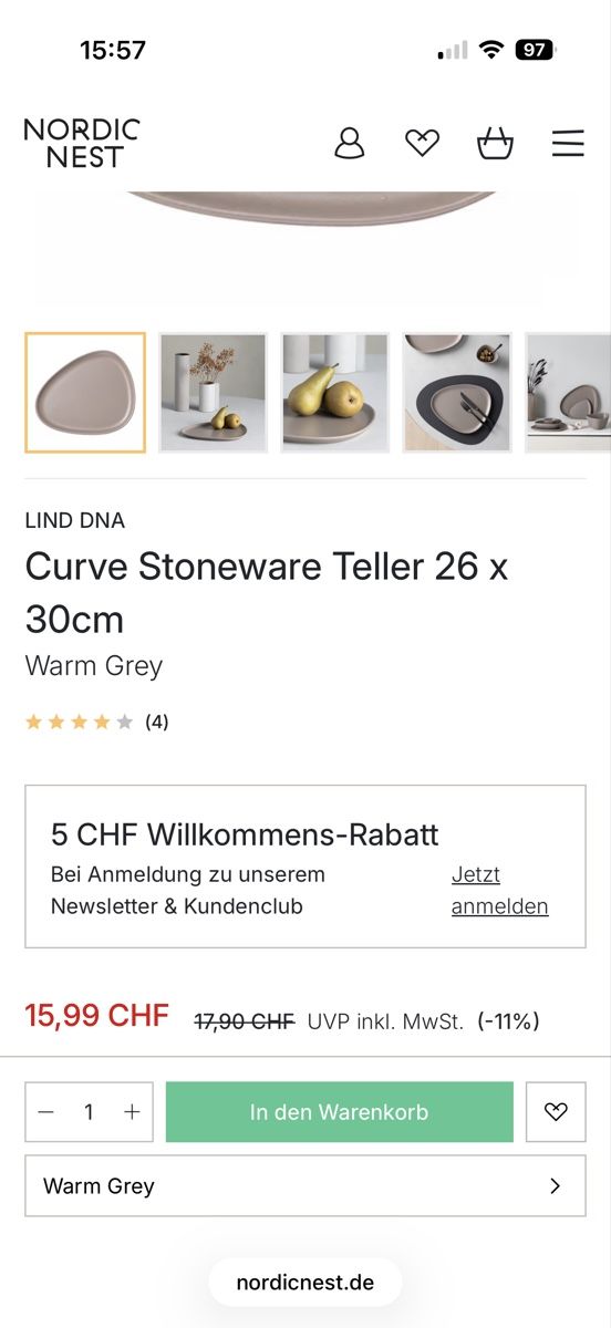 Piatti: 6 linddna plates – Usato da Münchenstein venduto da ArleneLM 3