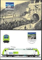 2 Maximumkarten Serie 1188-1189 Bahnjubiläen Brig 7.3.2006