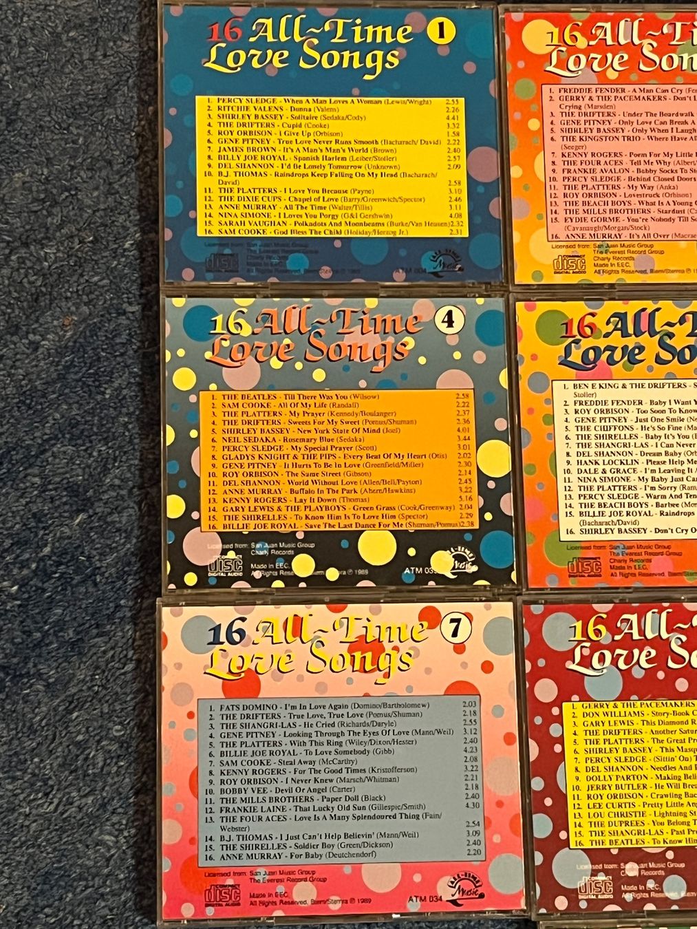 CD: All-Time Love Songs 10CDs – Usato da Bottmingen venduto da hilairea 2