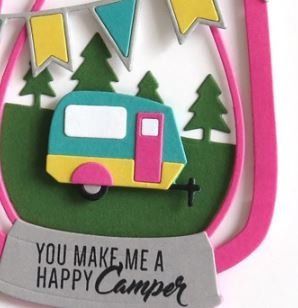 Sciablone: Neues mini Stanzschablonenset Camping, zelten – Nuovo e nell'imballaggio originale da Effretikon venduto da wenuss 5