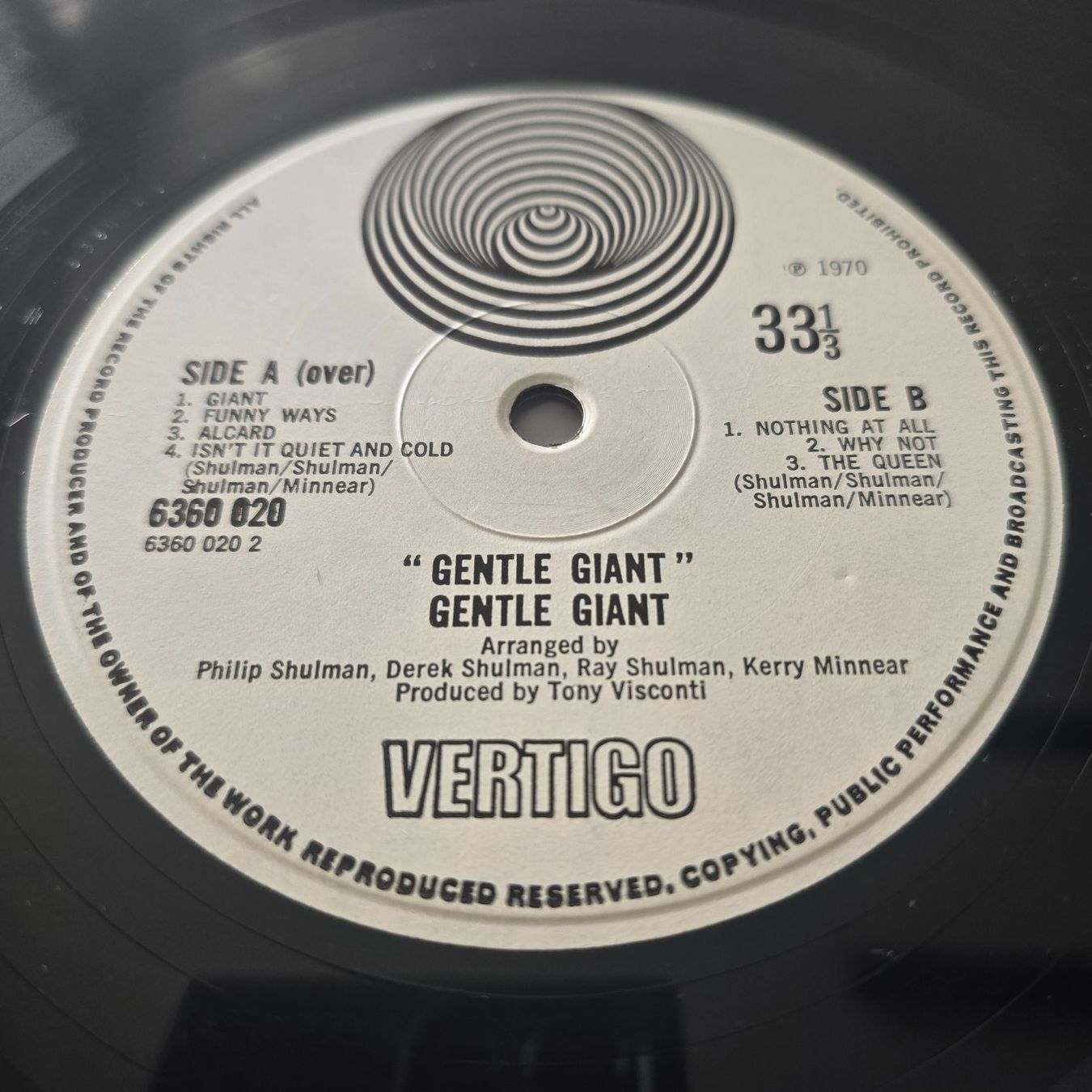 Dischi in vinile: Gentle Giant Sammlung - Vinyl Schallplatten – Usato da Worblaufen venduto da Maeder14B 6