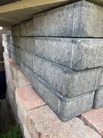 Pavés en béton gris / teintés 