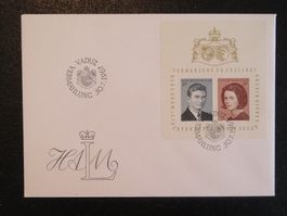 Ersttagsbrief zur Vermählung von 1967