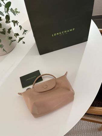 Longchamp Le Pliage Original Pochette beige neu