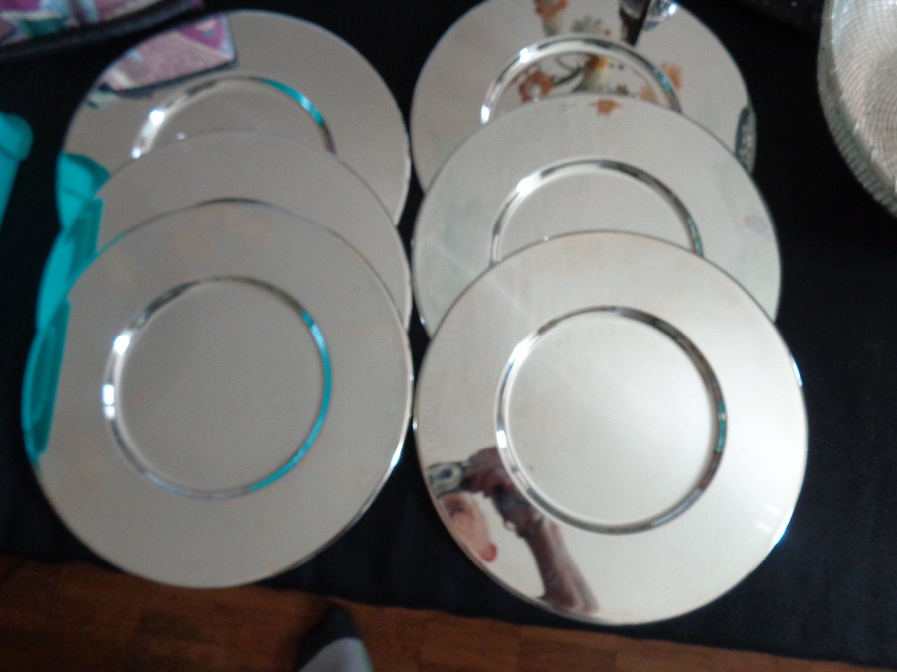 Christofle Servierplatten: * 6 X DESSOUS DE PLAT CHRISTOFLE ORIGINAL NEUF – Neu (gemäss Beschreibung) aus Morges von argento.oro.65