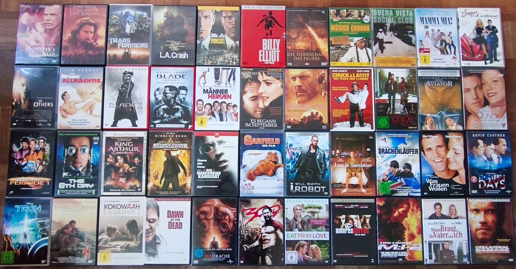 Tutti i DVDs: 44 verschiedene DVDs (Versand möglich) – Usato da Schaffhausen venduto da philscardstore