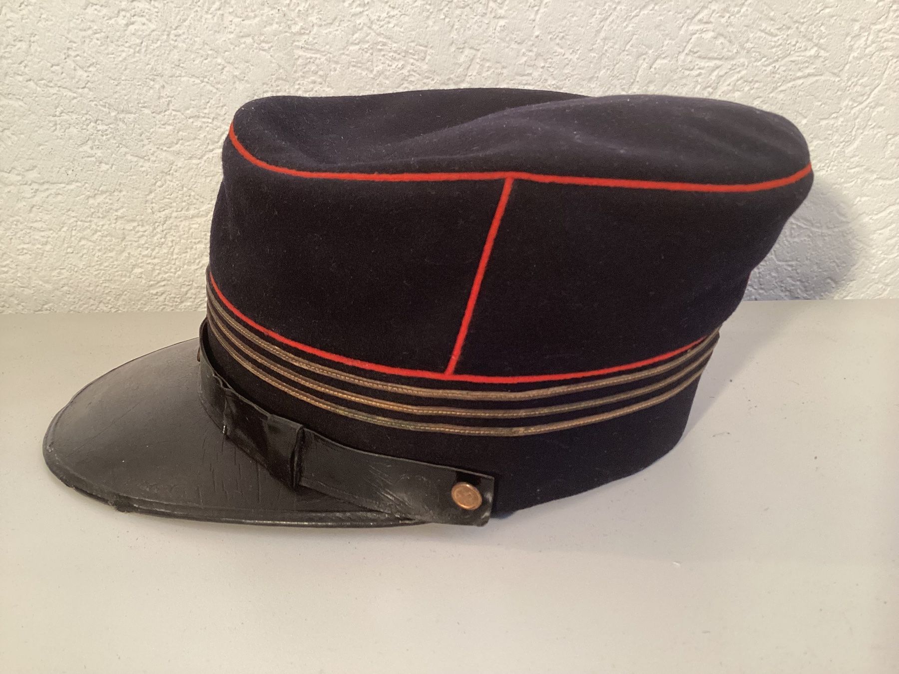Schweizer Armee Uniformi: Casquette officier 1898 – Usato da Vouvry venduto da marius09 1