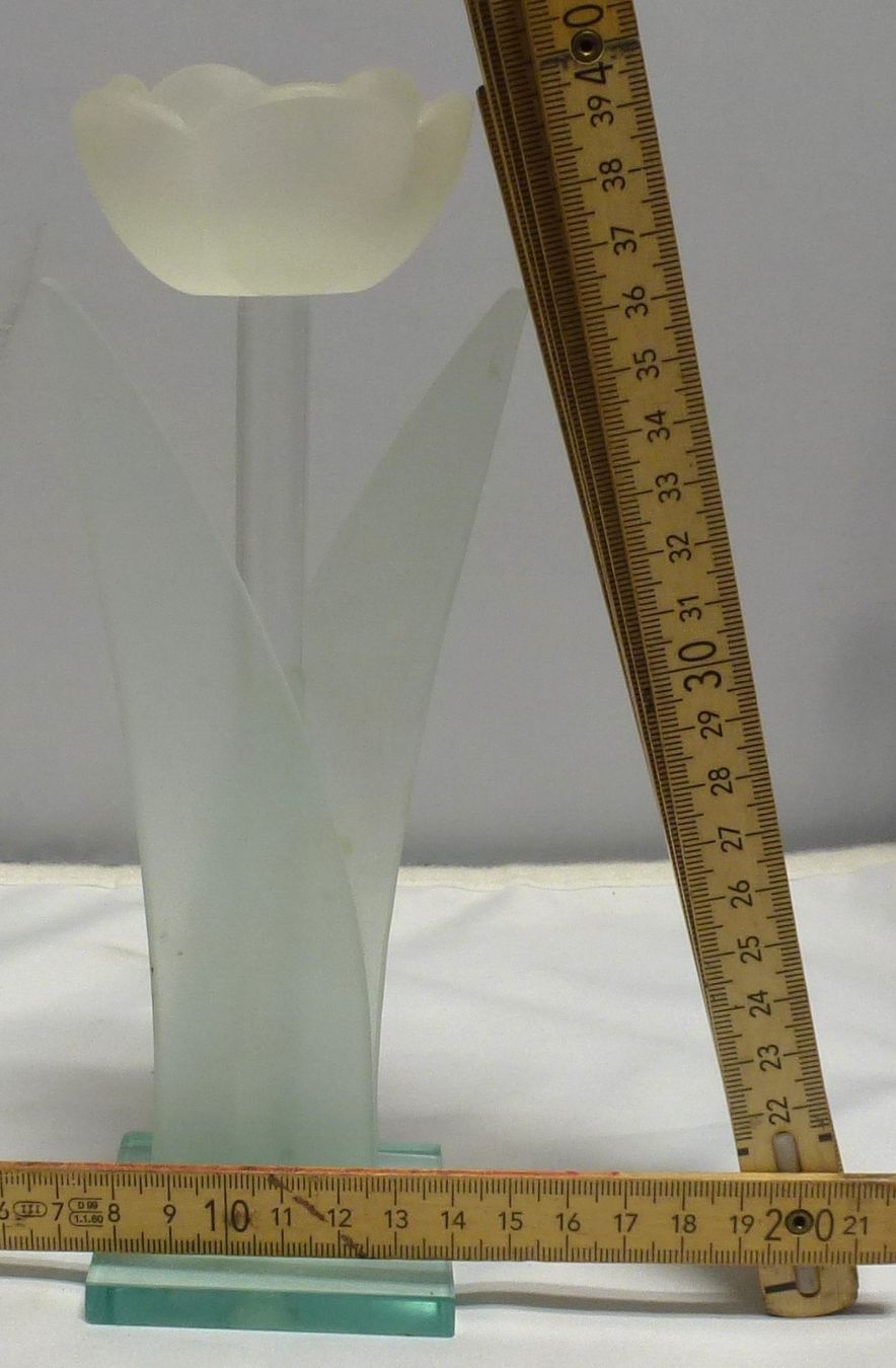 Portacandele: Kerzenhalter Glas-Rose – Usato da Murgenthal venduto da B.StM