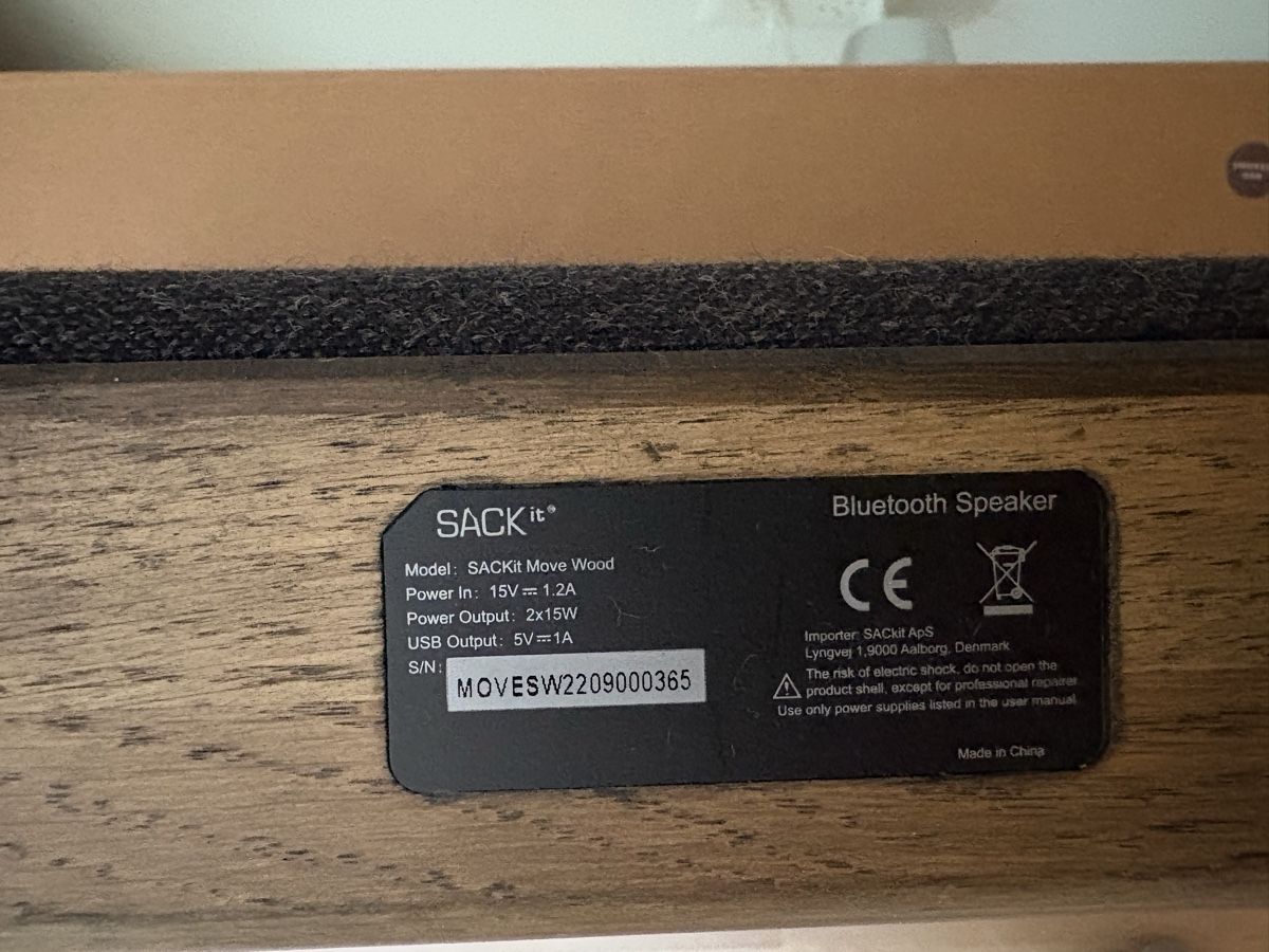 Casse acustiche: SackIt Move Smoked Oak Bluetooth  – Nuovo e nell'imballaggio originale da Rifferswil venduto da Skywin01 3