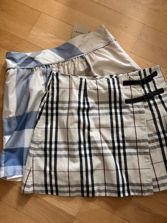 Burberry 2 Jupe Baumwolle Gr. 14 neuwertig