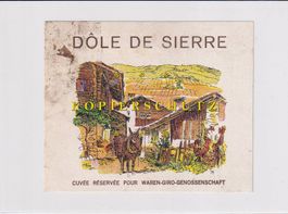 Etikette für Wein - Dôle de Sierre /bd