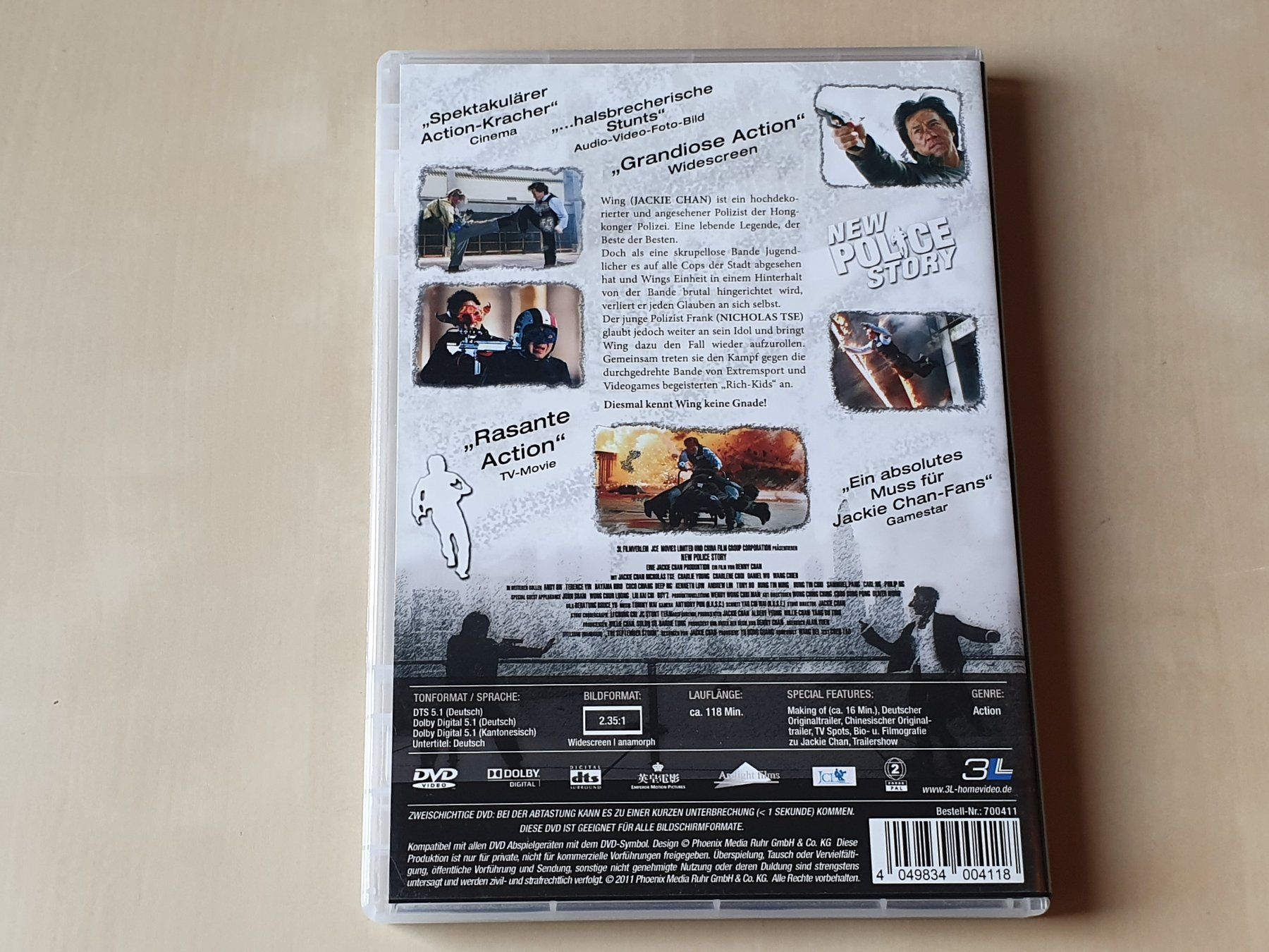 Tutti i DVDs: New Police Story – Usato da Stansstad venduto da collectorsshop 1