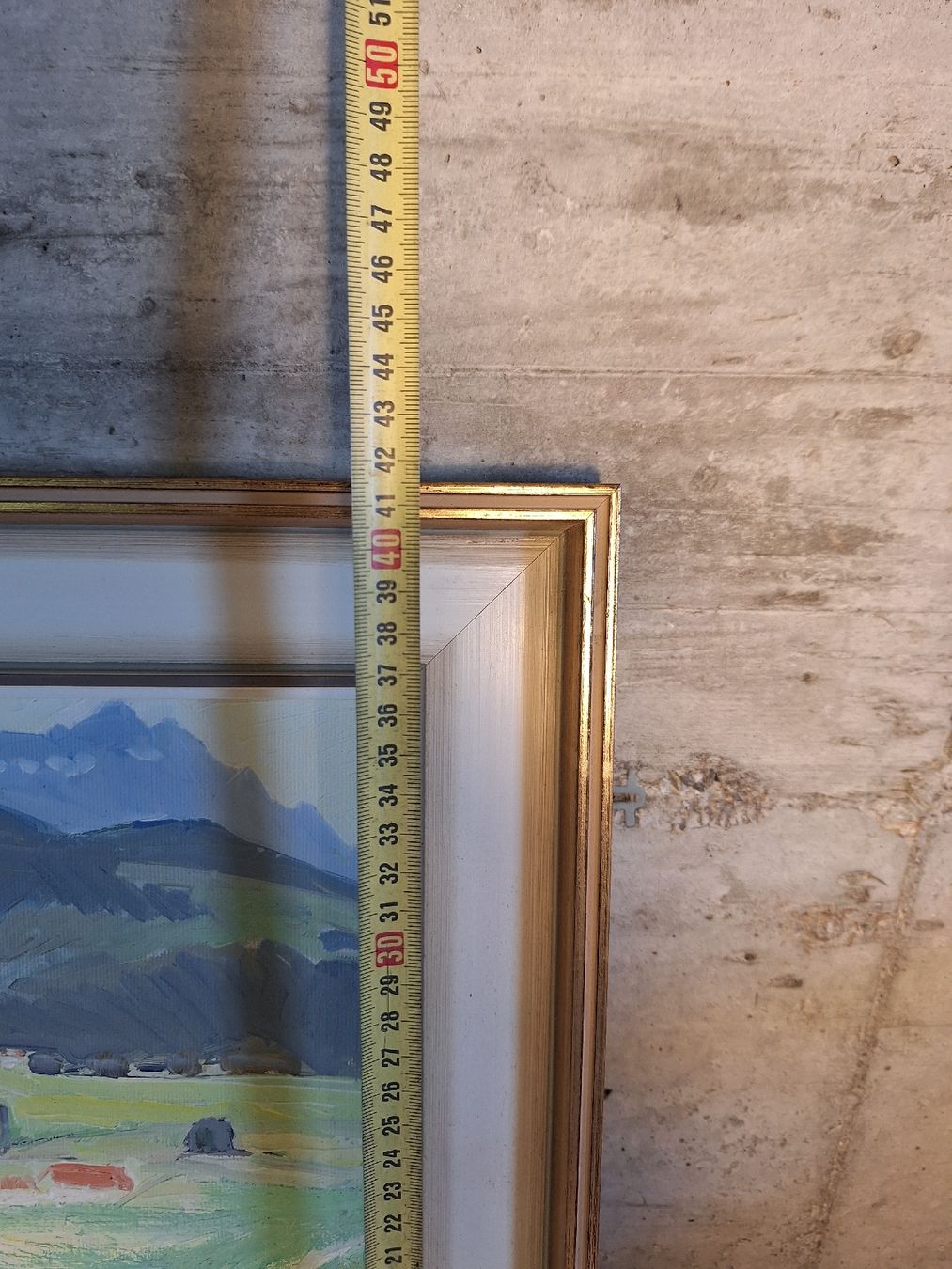 Gemälde: Gemälde Alpsein von Gais aus, siniert – Gebraucht aus Appenzell von Mar_ijan 4
