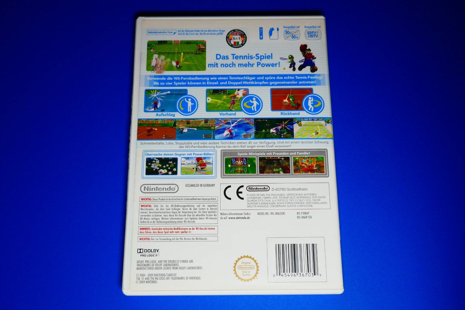 Nintendo Giochi: Mario Power Tennis - Nintendo Wii – Usato da Vuarrens venduto da Espace-Retro 2