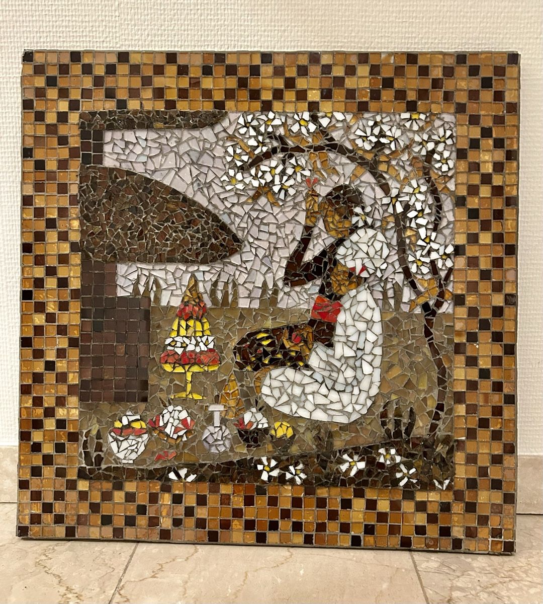 Poster & Bilder: Bali Mosaik Bild 46 x46 cm – Gebraucht aus Gunten von starfish3