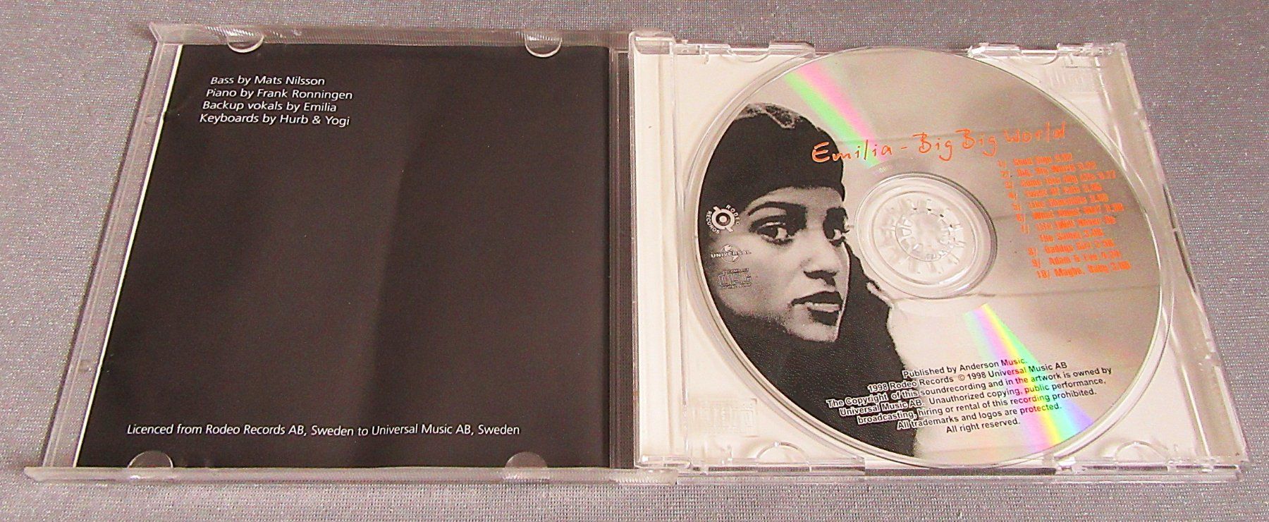 CDs: CD - Emilia - Big Big World – D'occasion à Auenstein par Padabimbim 3