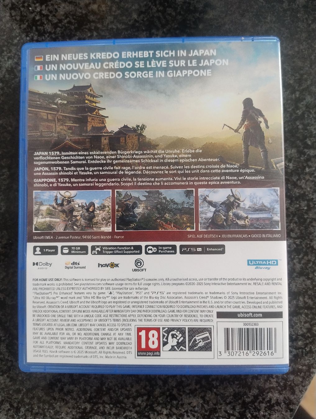 Giochi: Assassin's Creed Shadows PS5 Spiel – Usato da Luzern venduto da raf_cm26 1