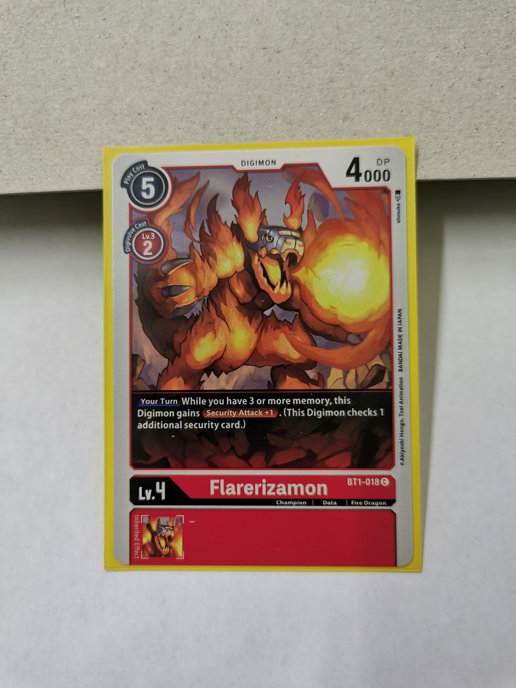 Carte collezionabili: Digimon Karte Flarerizamon BT1-018 2021 – Nuovo (secondo la descrizione) da Sisseln AG venduto da schenk-figuren
