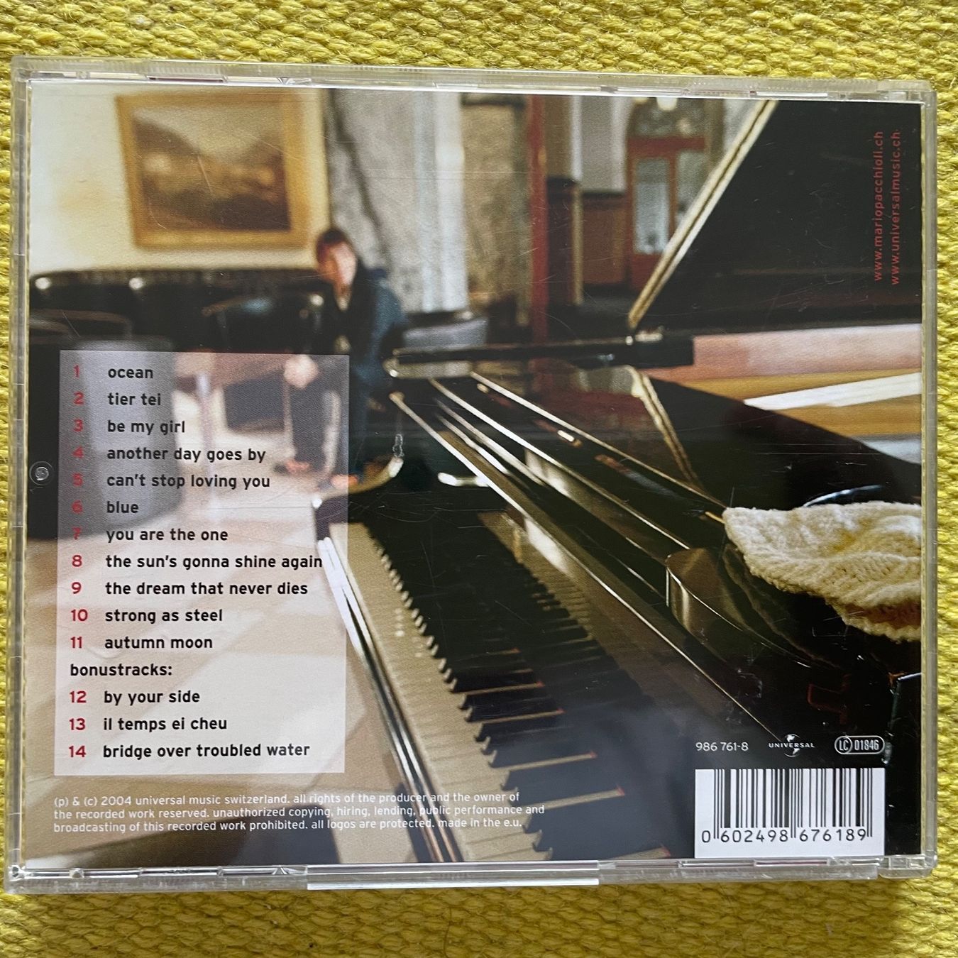 CD: MARIO PACCHIOLI-MARIO PACCHIOLI – Usato da Rorschacherberg venduto da CD-Roli 1