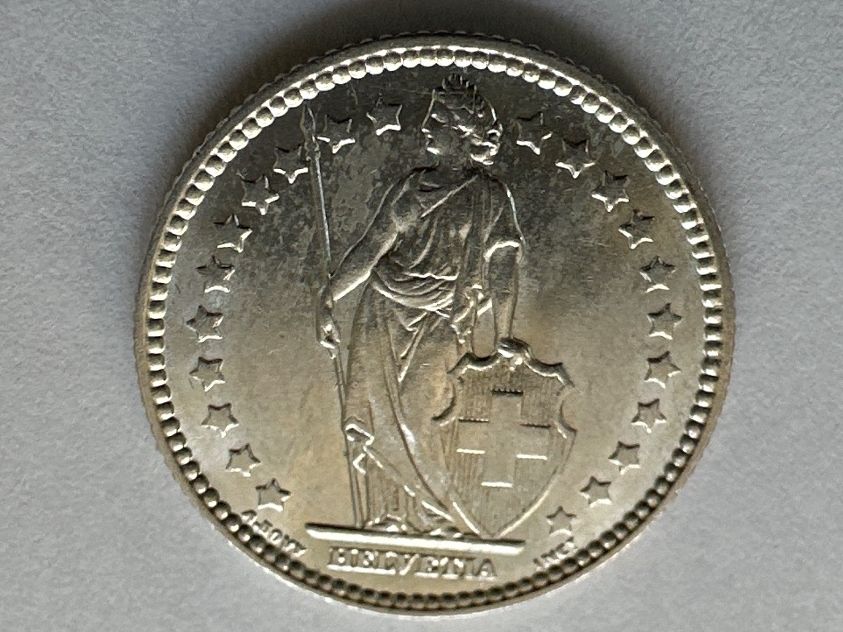 Tutti le monete: 1Fr 1914, -unz – Usato da Erlach venduto da gubbe1