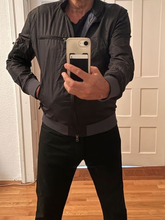 Coole Sommer/Herbstjacke Herren - Armani Jeans - Dunkelblau