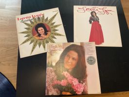 3 Vinyl Schallplatten Loretta Lynn Greatest Hits Set