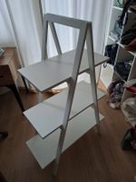 Dekoratives Regal, weiss mit 3 Bretter