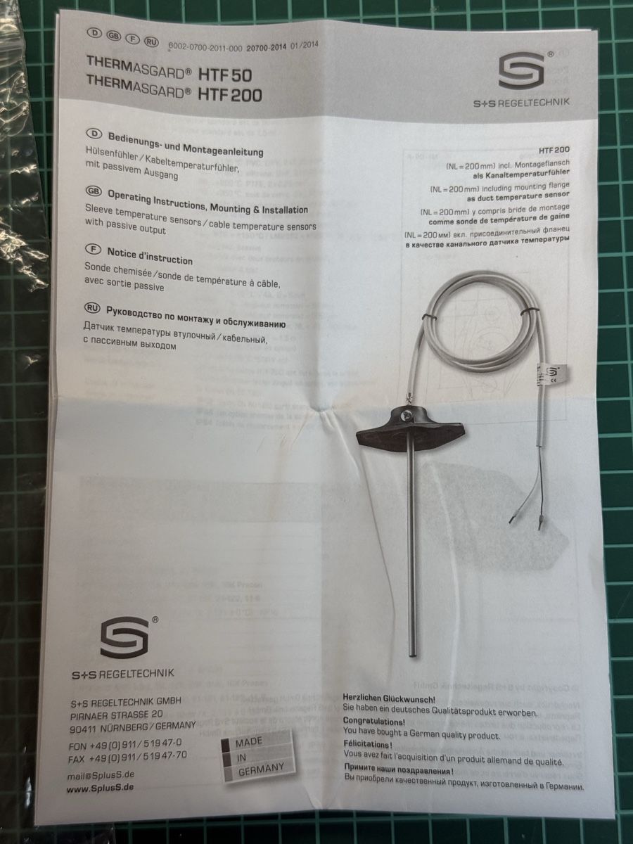 Componenti elettronici: Temperatursensor HTF200 NTC1.8K – Nuovo e nell'imballaggio originale da Roggwil BE venduto da fengshui 2