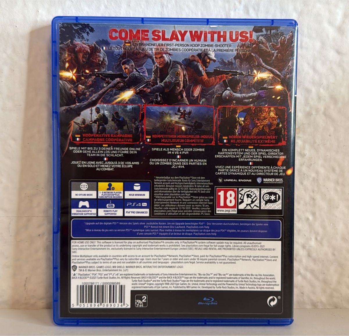 Sony Giochi: Back 4 Blood PS4/PS5 - Game disc and case – Usato da Ehrendingen venduto da bubulence 1