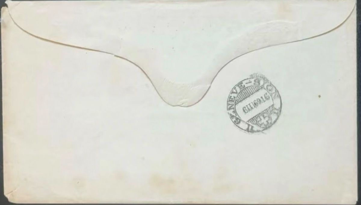 Tutti i francobolli: Briefumschlag mit Stempel und Adresse, gebraucht – Usato da birsfelden venduto da tim0444 1