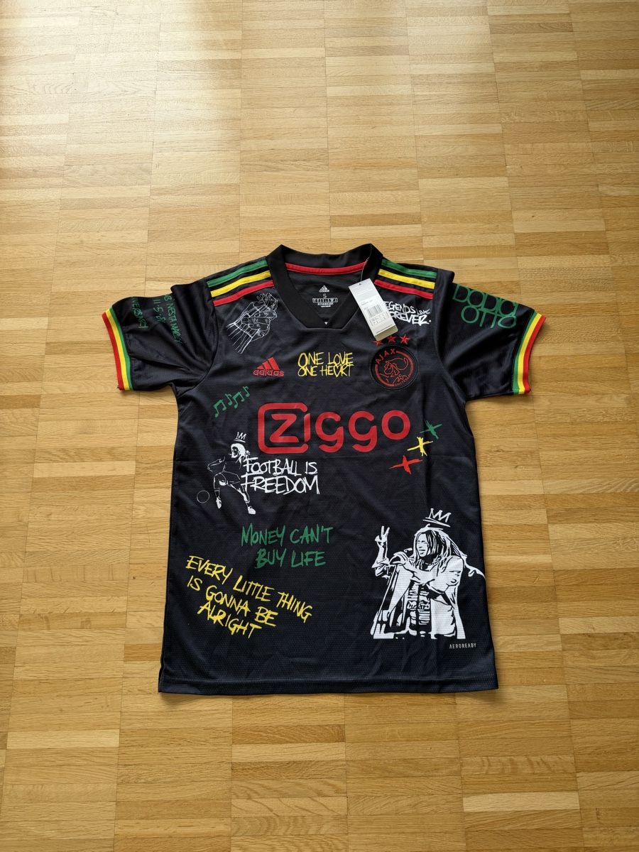 Adidas Canottiere & Pantaloni: Ajax Bob Marley Trikot, Grösse S – Nuovo (secondo la descrizione) da Lausen venduto da SilasSMISPI