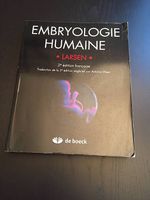Embryologie humaine, Larsen, 2è édition française