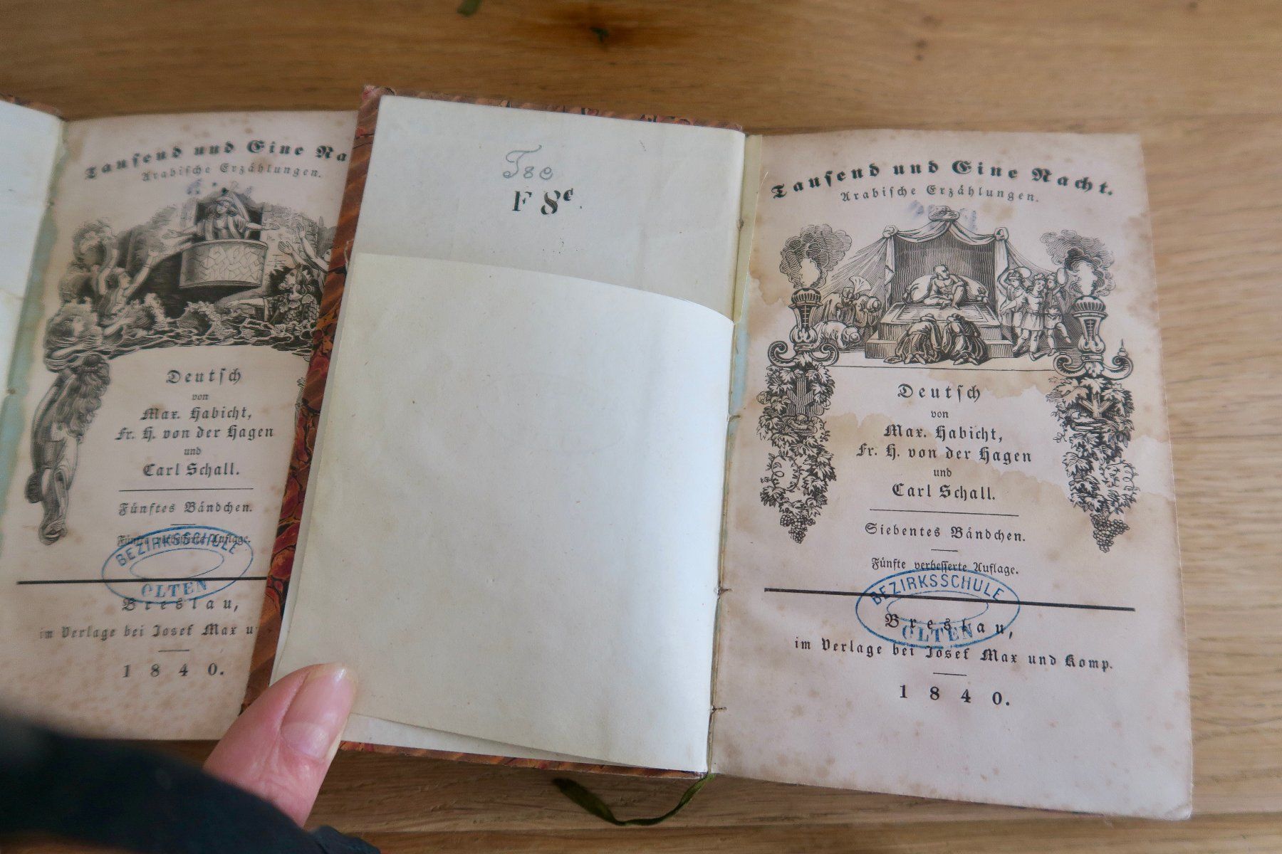 Libri: Tausend und eine Nacht Breslau 1840 – Usato da Wädenswil venduto da Turusukko 1