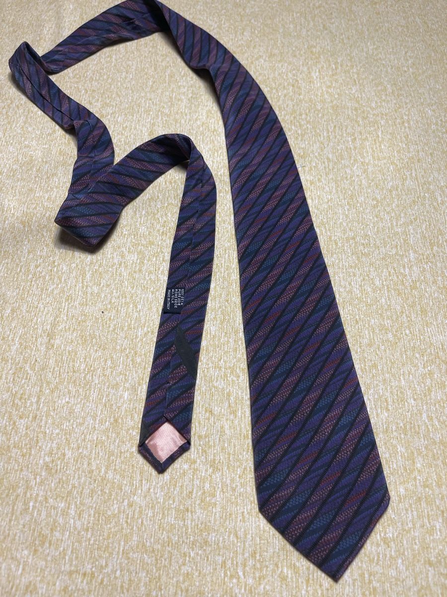 Missoni Cravatte: Missoni Cravatta Uomo in seta a righe viola e verdi – Nuovo (secondo la descrizione) da Gordevio venduto da LanaZimm