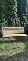Unikat! Designer-Gartenbank aus Edelstahl.