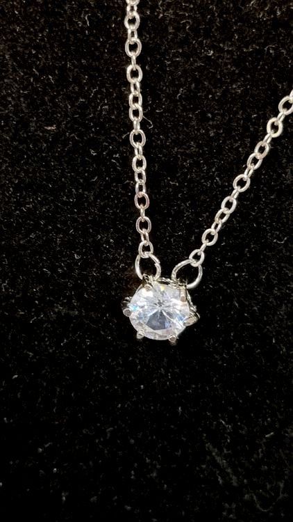 Ketten: Kette mit Glassteinanhänger 44cm – Gebraucht aus Subingen von DENDLE20 2