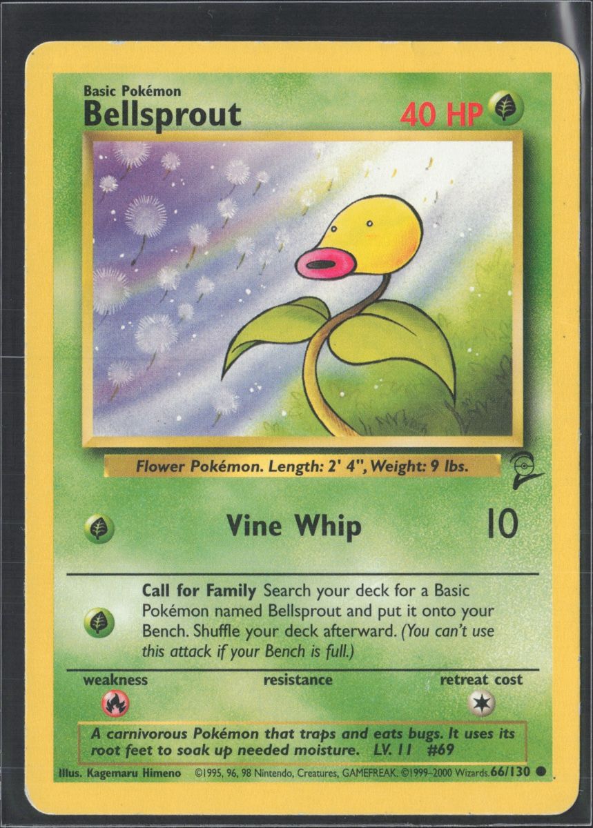 Pokémon Sammelbilder & Trading cards: POKÉMON / Bellsprout / Base Set 2 🇺🇸 – Gebraucht aus Herzogenbuchsee von TCG-HQ