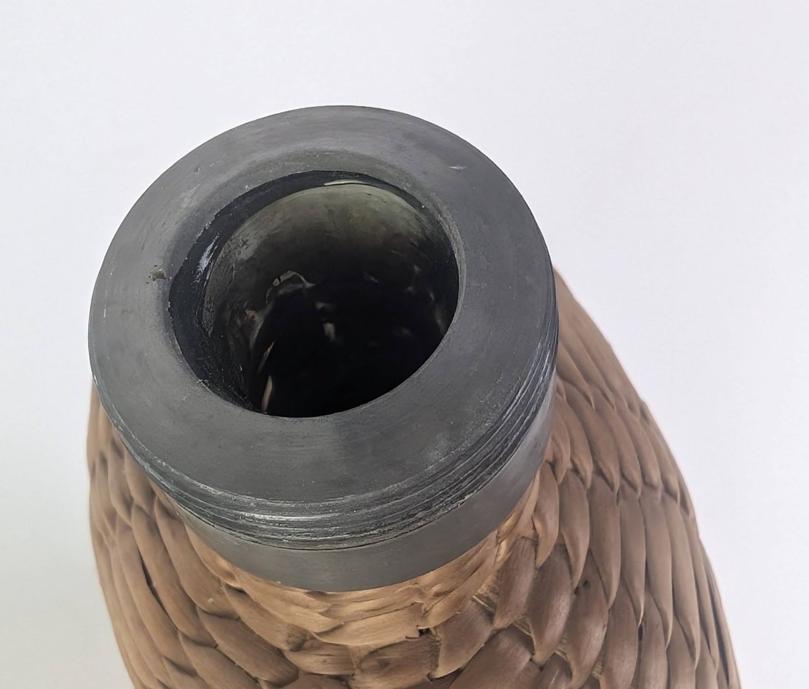 Altro: Alter Flachmann / Feldflasche / Korbflasche, Rarität, Deko! – Difettoso da Zürich venduto da axolottchen 8