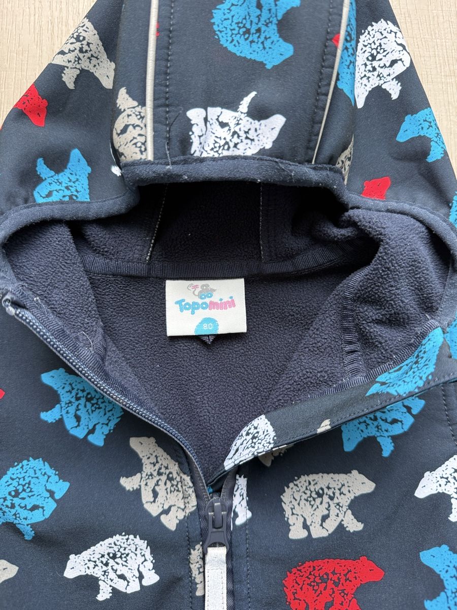 Lotti & Set di vestiti: Softshell Overall Topomini Bärenmuster Grösse 80 blau – Usato da Elsau venduto da fanni.nagy 2